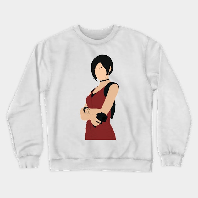 Resident Evil Ada Wong Crewneck Sweatshirt by senaeksi